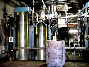 VersuchA General view of pilot plant in industrial operation in coal pre-treatment